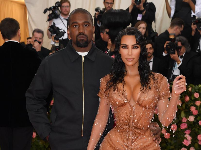 Kim Kardashian en Kanye West