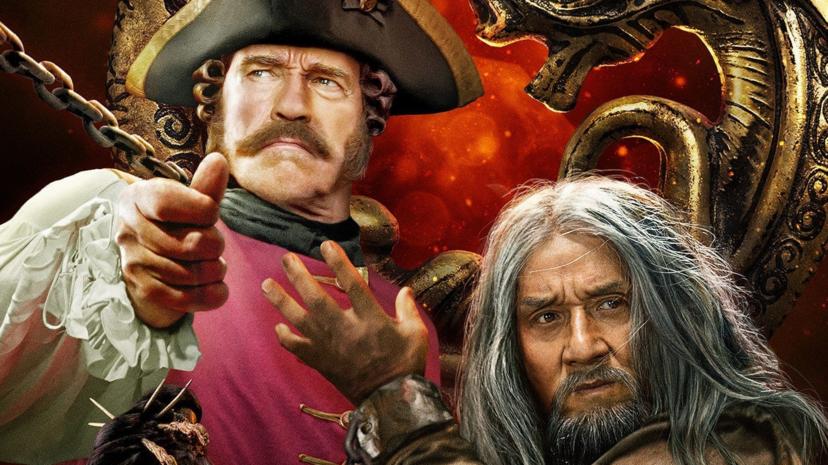 Arnold Schwarzenegger en Jackie Chan in Iron Mask 2020