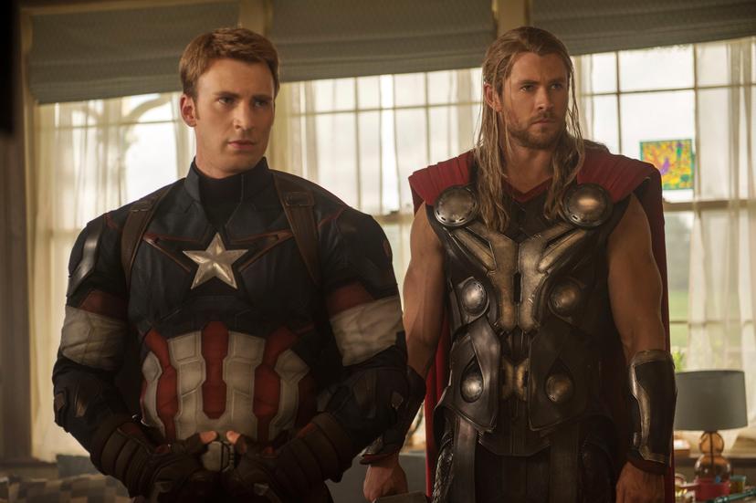 Chris Evans en Chris Hemsworth