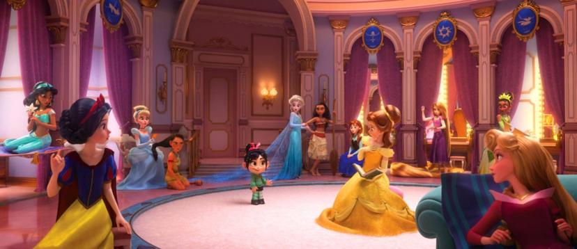 Alle Disneyprinsessen weer bij elkaar in foto Wreck it Ralph 2