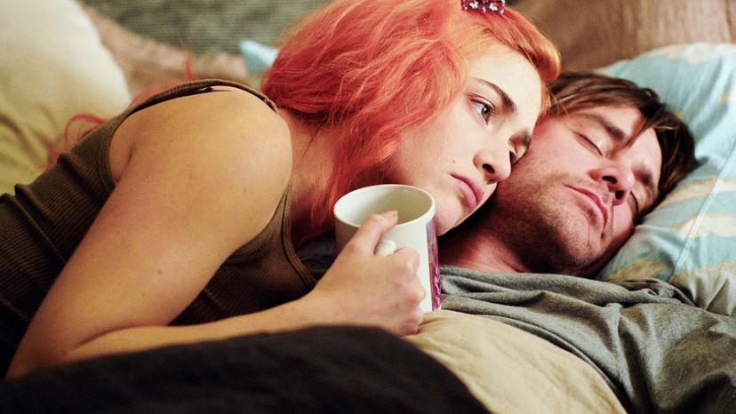 Jim Carrey en Kate Winslet in eternal sunshine of the spotless mind
