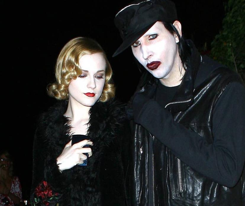 Evan Rachel Wood en Marylin Manson