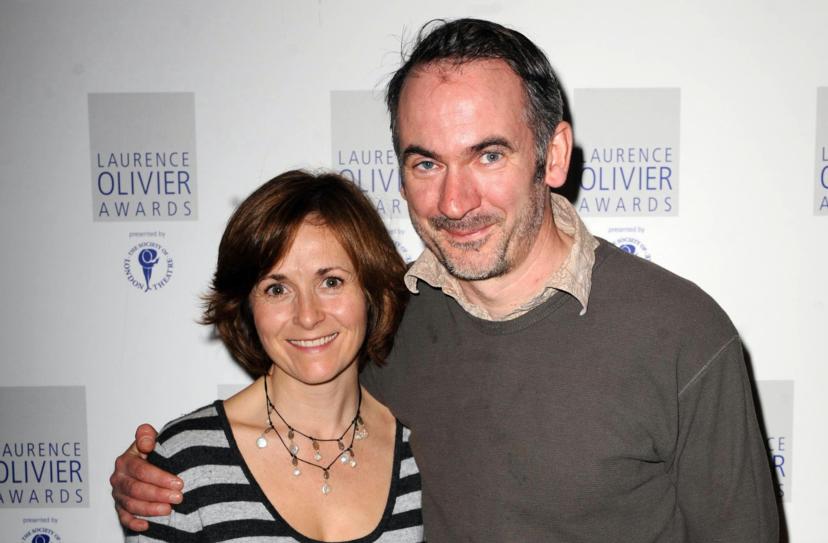 Paul Ritter met collega-actrice Amanda Wood