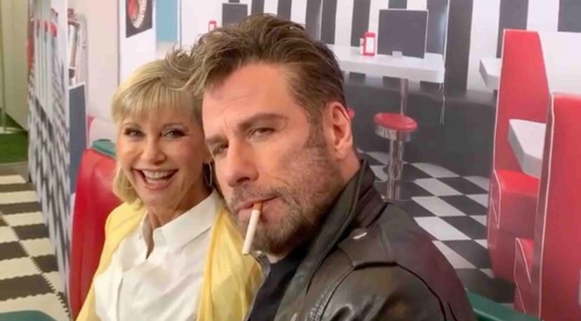 Olivia Newton-John en John Travolta