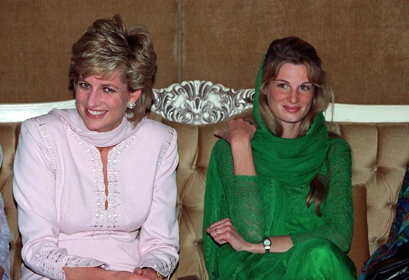 Prinses Diana en Jemima Khan