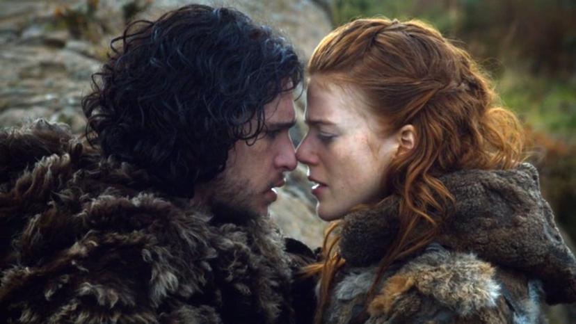 Kit Harington en Rose Leslie in Game of Thrones