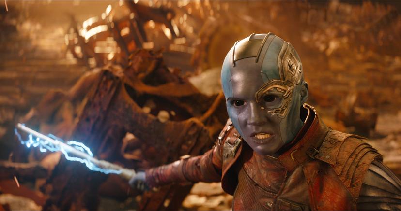 Karen Gillan als Nebula in Avengers: Infinity War