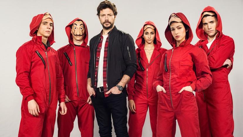 Netflix-serie La Casa de Papel cast