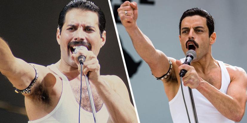 Wow! Video laat zien hoe ontzettend precies Bohemian Rhapsody Queens Live Aid-optreden heeft nagemaakt