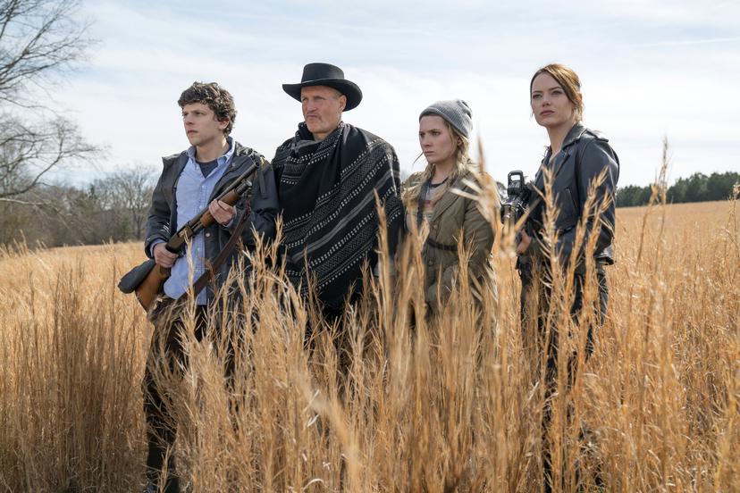 Zombieland: Double Tap met Jesse Eisenberg, Woody Harrelson, Abigail Breslin en Emma Stone