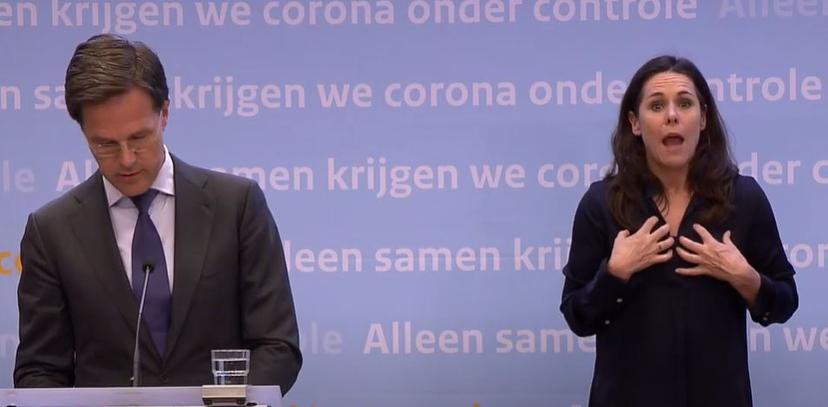 NOS, persconferentie, Mark Rutte, Doventolk Irma