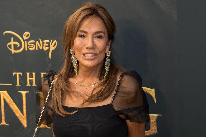 Patty Brard bij de première van The Lion King