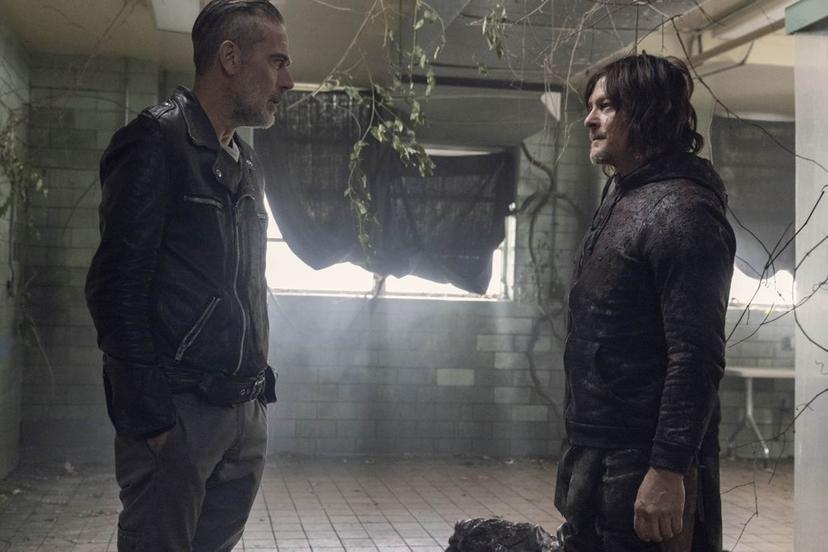 Negan en Daryl in The Walking Dead seizoen 10