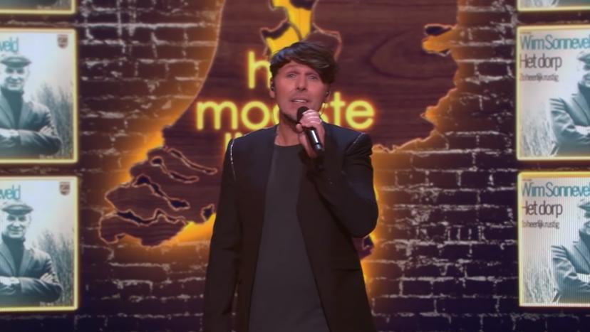 Jan Dulles in de finale van Het Mooiste Liedje op SBS6
