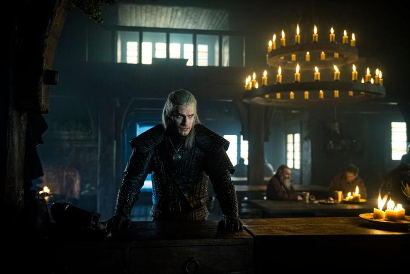 Henry Cavill als Geralt of Rivia in The Witcher op Netflix