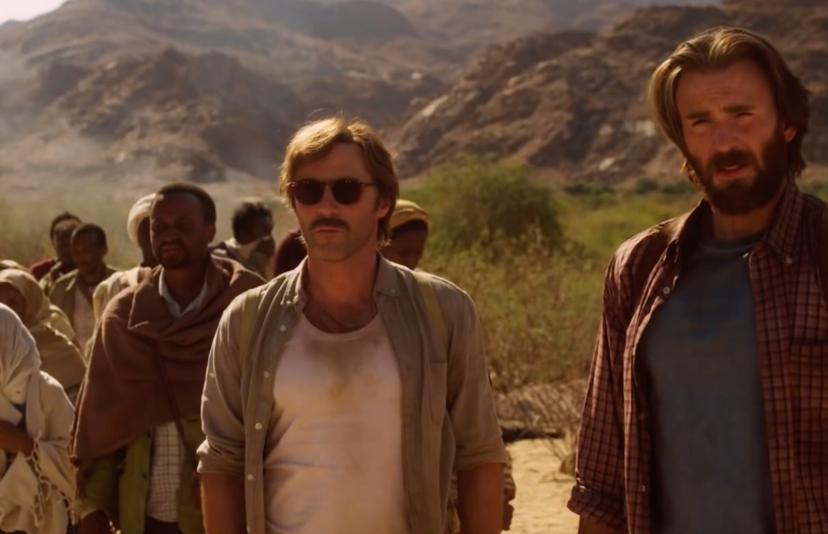 Chris Evans en Michiel Huisman, in The Red Sea Diving Resort