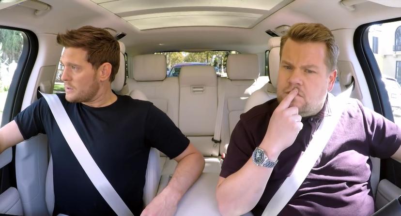 Lachen én huilen met James Corden en Michael Bublé