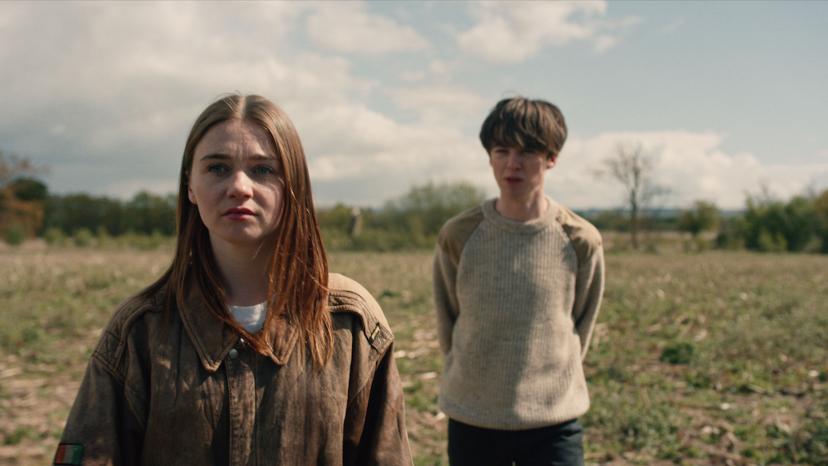 Jessica Barden en Alex Lawther in The End Of The F***ing World