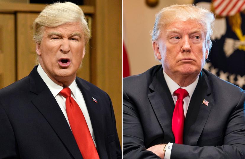 Trump-imitator Alec Baldwin vreest voor zijn veiligheid na tweet van Trump