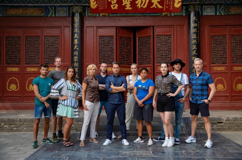 Groepsfoto kandidaten Wie is de mol 2020