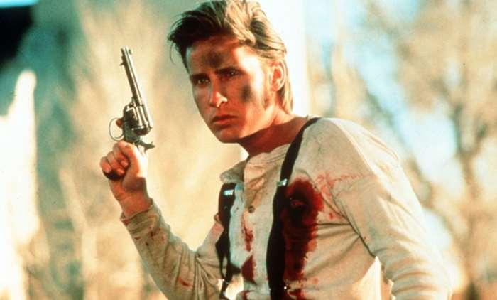Emilio Estevez in Young Guns uit 1988