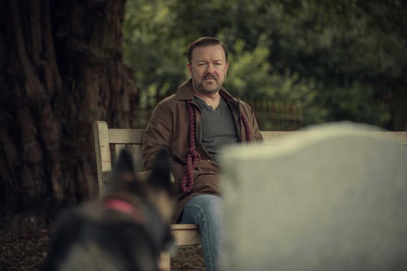 Ricky Gervais in After Life seizoen 3