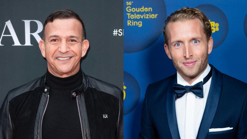 Najib Amhali en Peter Pannekoek geven allebei een Oudejaarsconference