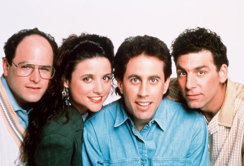 SEINFELD (1990) - JERRY SEINFELD - JASON ALEXANDER - MICHAEL RICHARDS - JULIA LOUIS-DREYFUS.