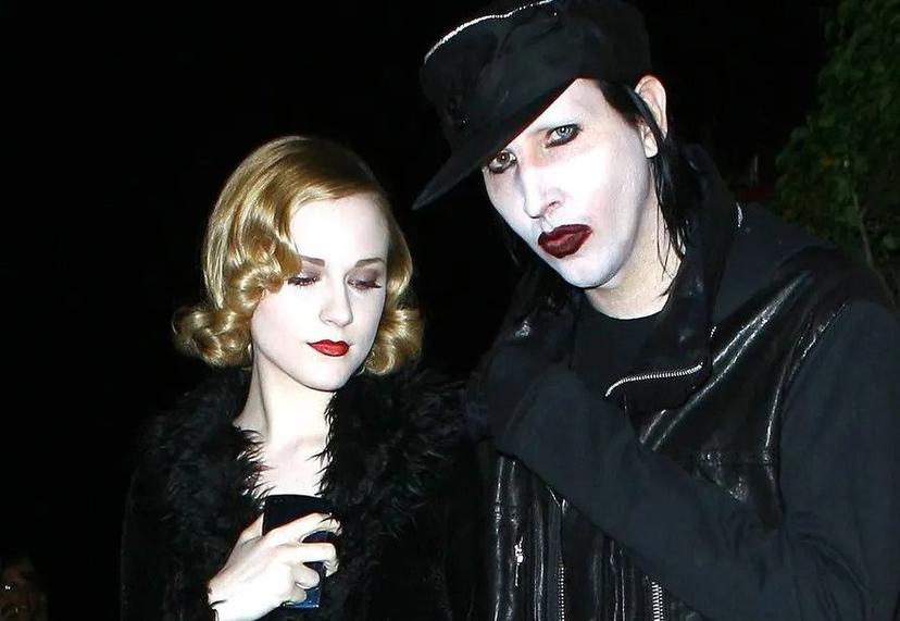 Evan Rachel Wood en Marilyn Manson