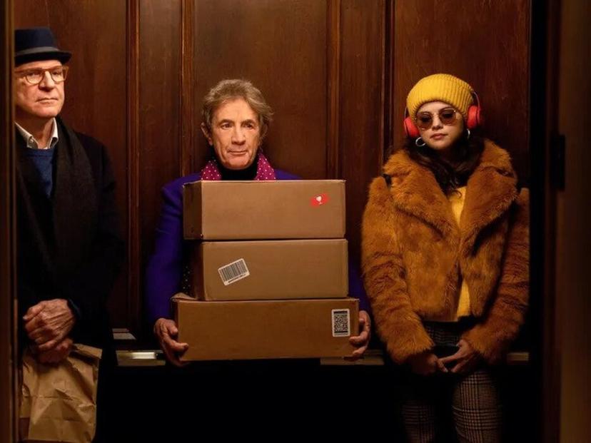 Steve Martin, Martin Short en Selena Gomez in Only Murders in the Building