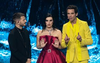 De presentatoren van het Eurovisie Songfestival