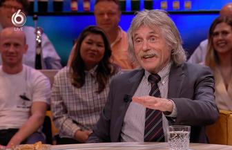 Johan Derksen lacht om Ellie Lust in Vandaag Inside