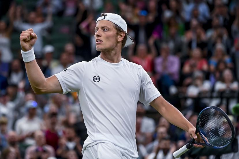 Tim van Rijthoven op Wimbledon