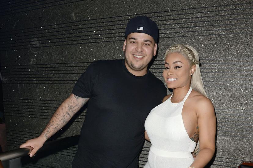 Rob Kardashian en zijn ex-vriendin Blac Chyna