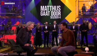 Tom Dumoulin en Matthijs van Nieuwkerk bij Matthijs gaat door