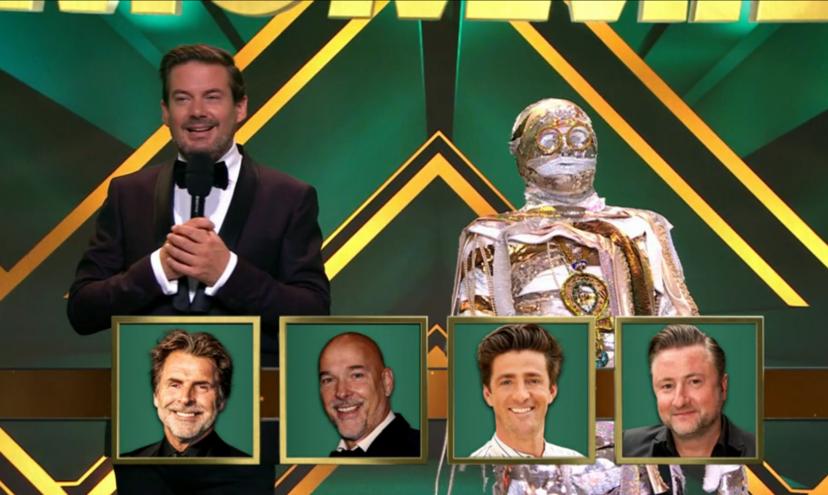 Ruben Nicolai en De Mummie bij The Masked Singer
