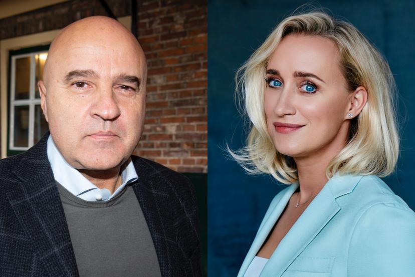 John van den Heuvel en Eva Jinek