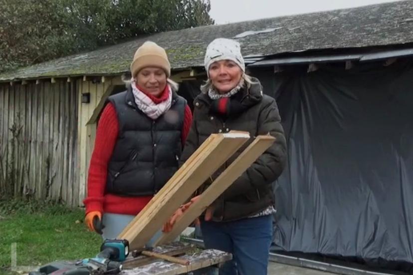 Jolanda en Barbara in Ik Vertrek