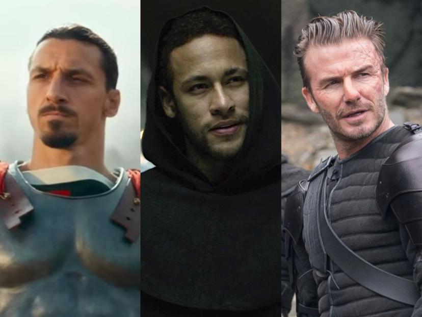 Zlatan Ibrahimović, Neymar en David Beckham