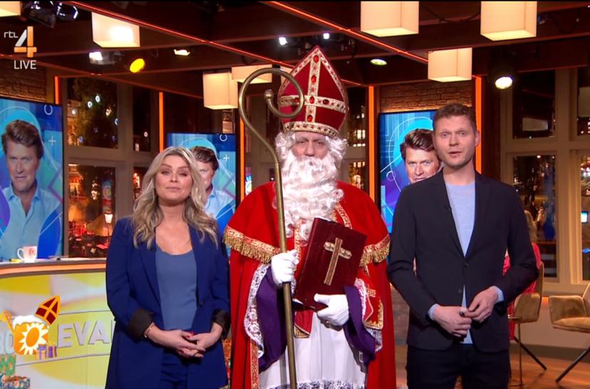 Sinterklaas bij RTL Boulevard