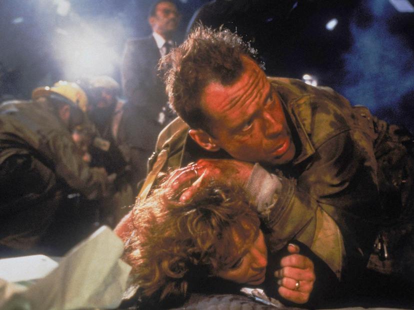 Bruce Willis in Die Hard