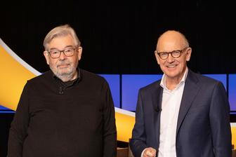 Maarten van Rossum en Philip Freriks als vast gezichten De Slimste Mens