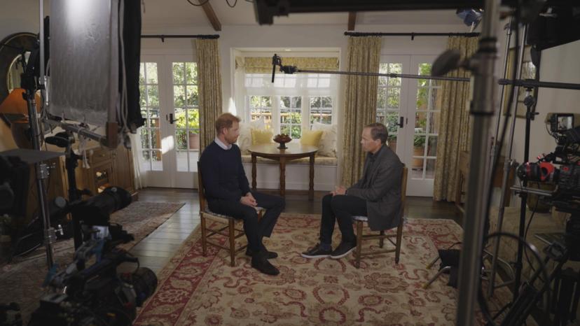Prins Harry in gesprek met ITV