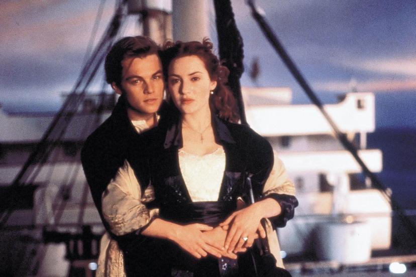 Jack en Rose in Titanic