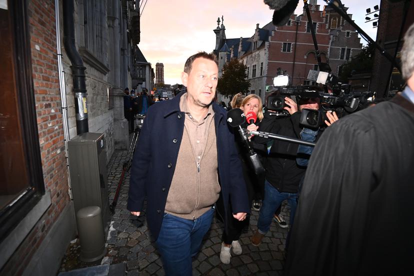 Bart de Pauw bij zijn proces.