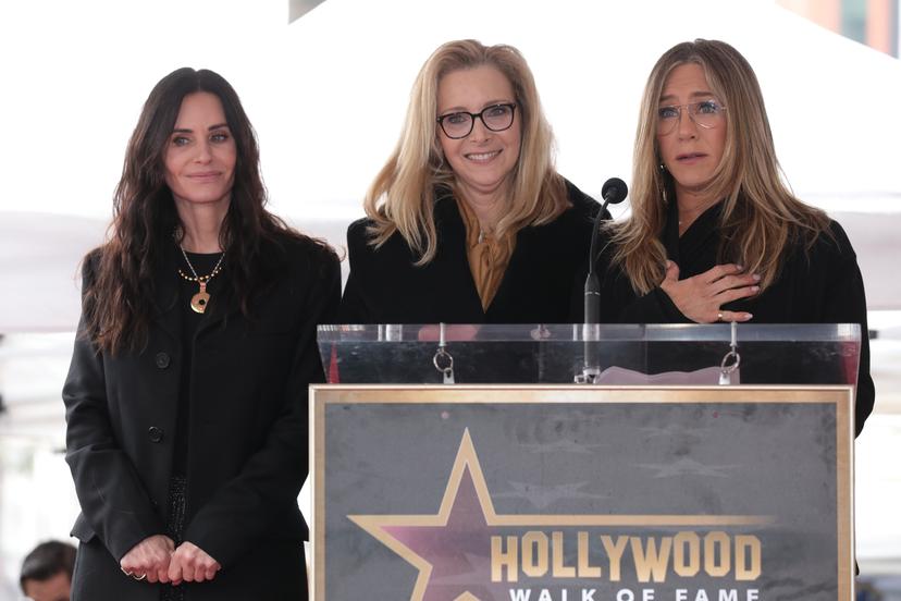 Courteney Cox, Lisa Kudrow en Jennifer Aniston