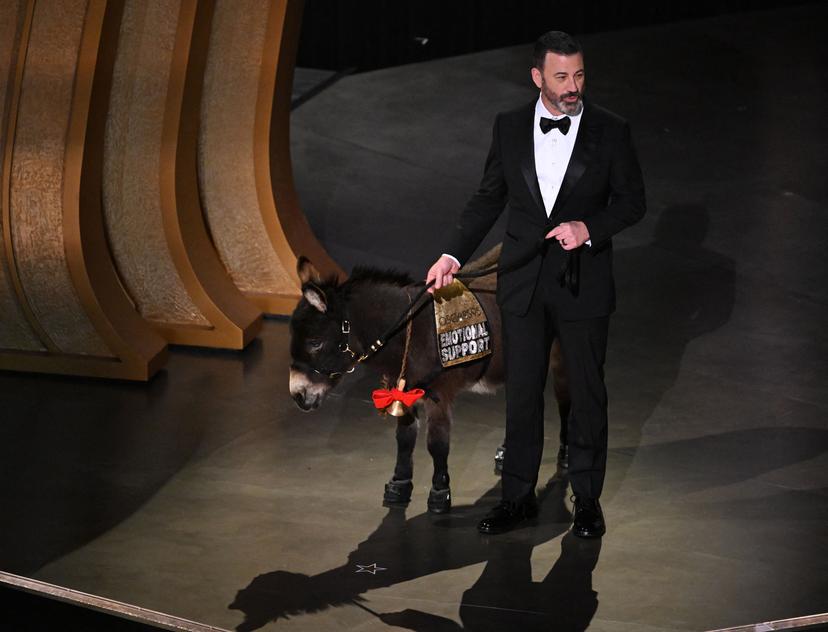 Jimmy Kimmel tijdens de Oscars