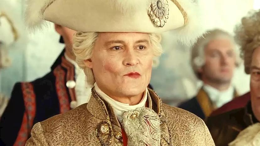 Johnny Depp als Lodewijk XV in Jeanne du Barry