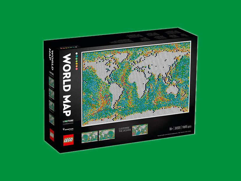 LEGO-Wereldkaart