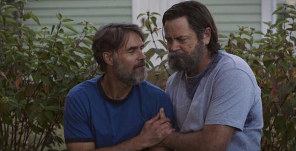 Bill (Nick Offerman) en Frank (Murray Barlett) in The Last of Us